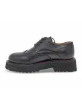 Scarpa bassa Emanuèlle Vee DERBY INGLESE NEW CRUST in pelle nero
