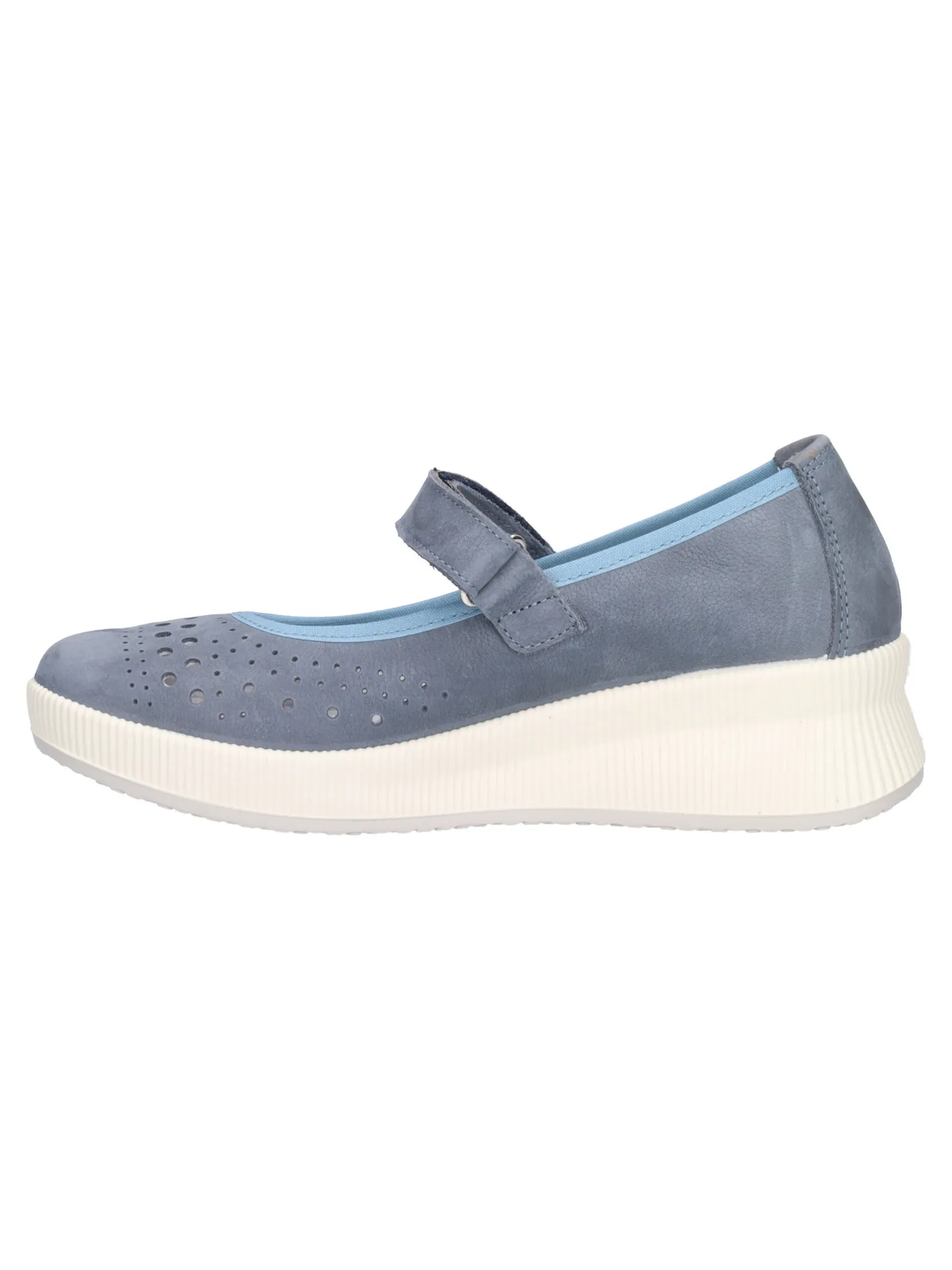 Scarpa casual con zeppa Enval Soft da donna azzurra