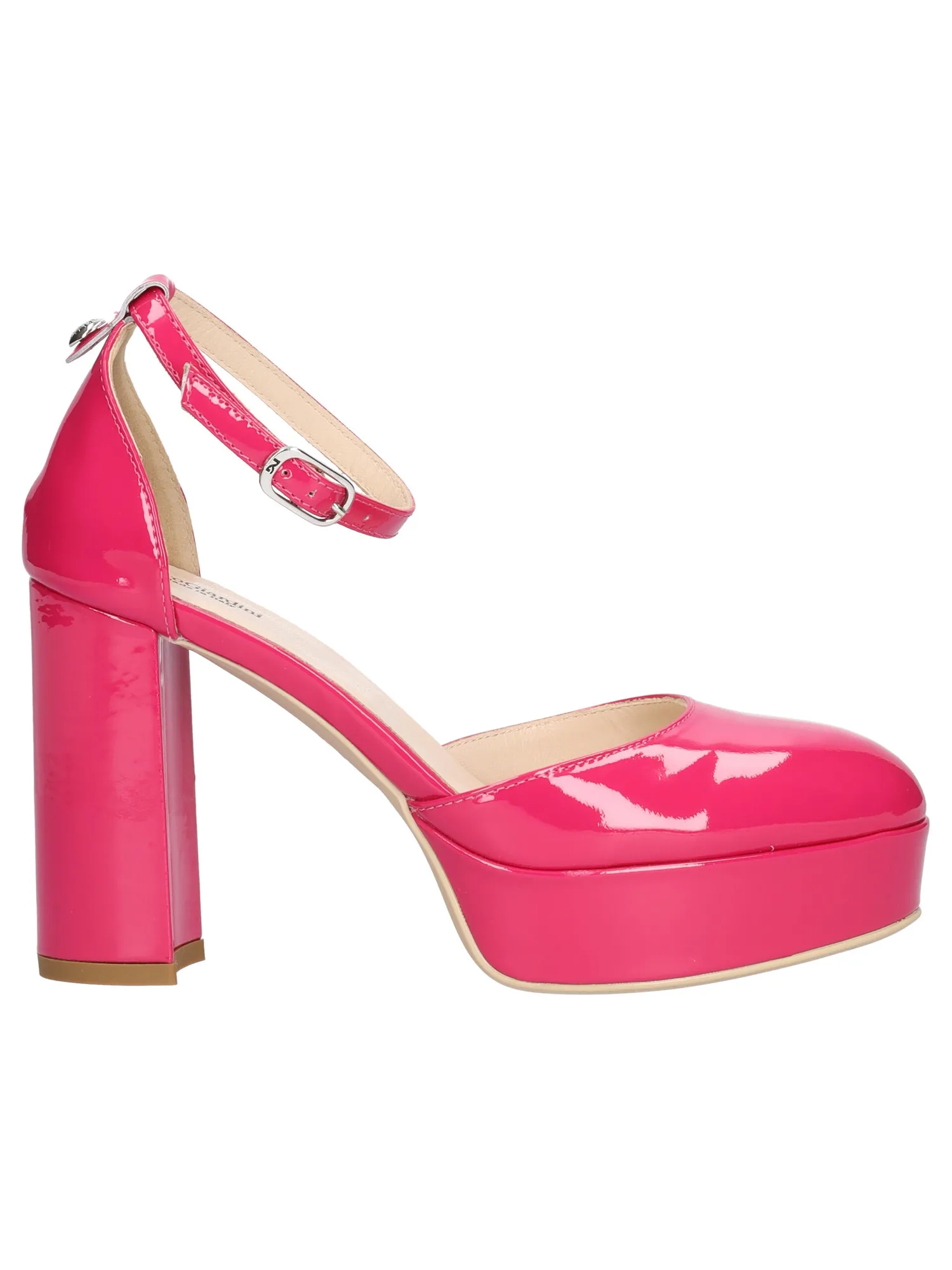 Scarpa con tacco largo Nero Giardini da donna fucsia