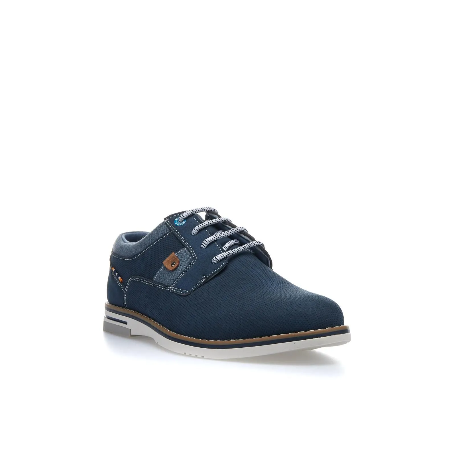 Scarpe blu con lacci