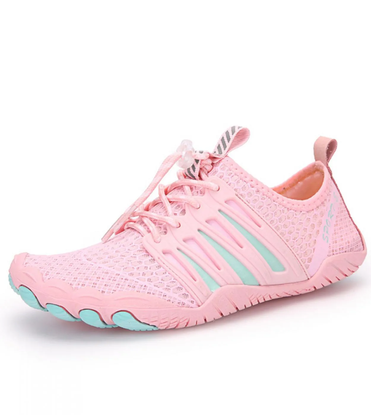 Scarpe da acqua da uomo Scarpe da spiaggia ad asciugatura rapida Scarpe da ginnastica traspiranti da donna A piedi nudi Calzatur