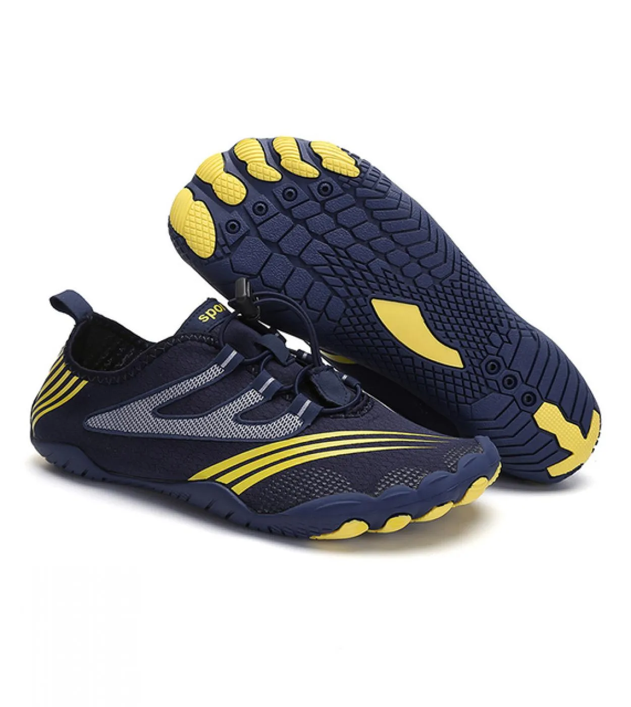 Scarpe da acqua da uomo Scarpe da spiaggia ad asciugatura rapida Scarpe da ginnastica traspiranti da donna A piedi nudi Calzatur
