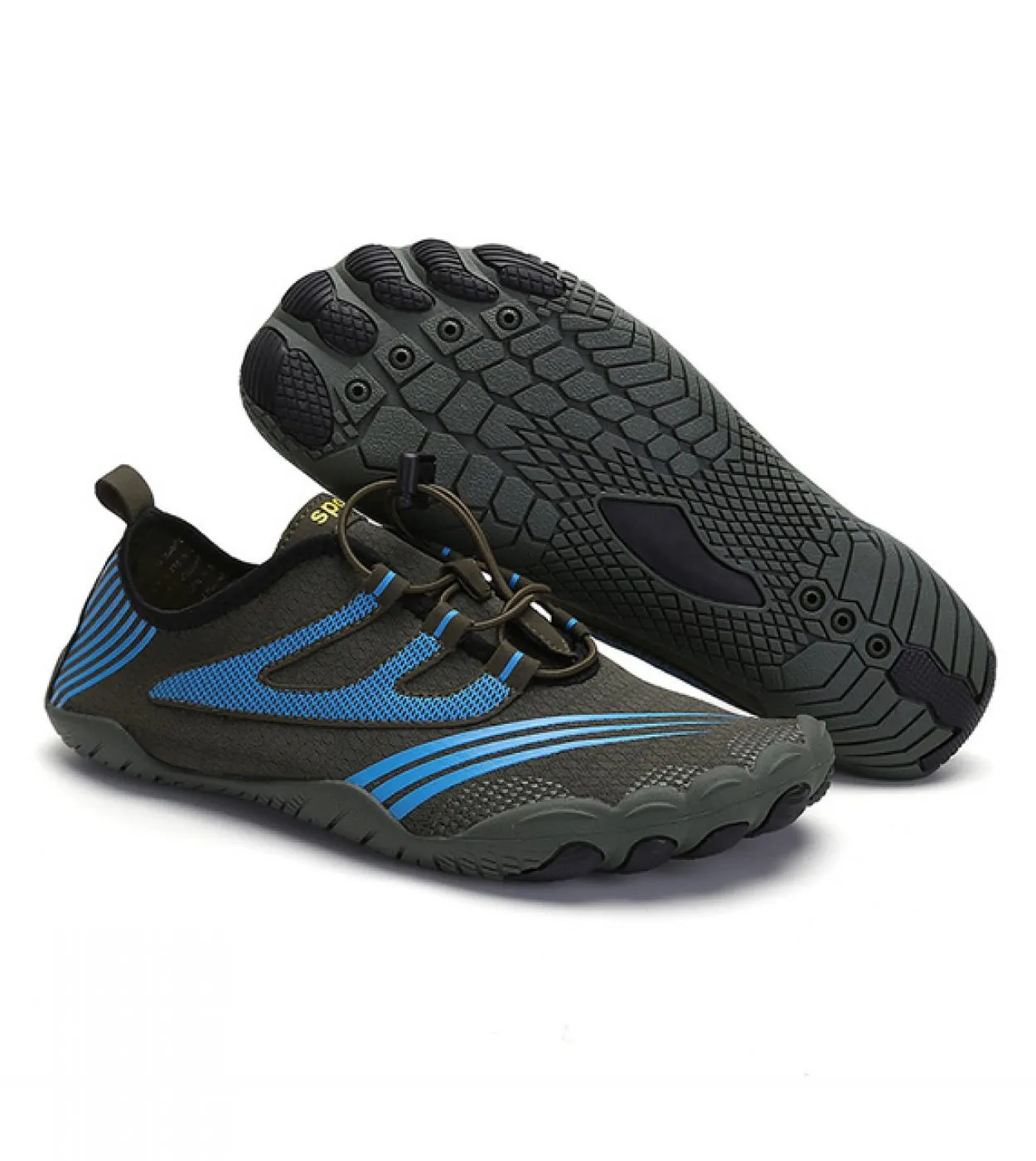 Scarpe da acqua da uomo Scarpe da spiaggia ad asciugatura rapida Scarpe da ginnastica traspiranti da donna A piedi nudi Calzatur
