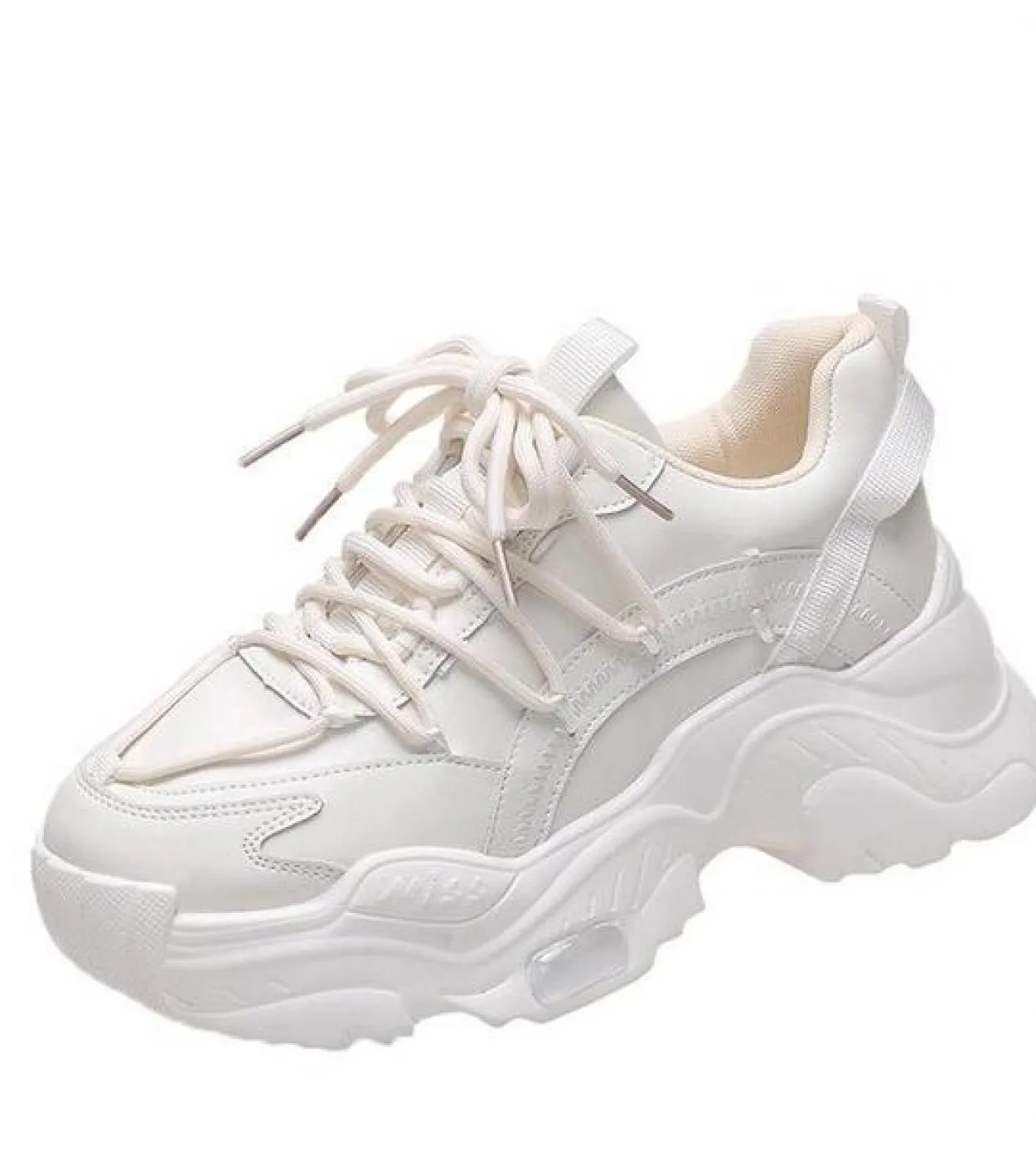 Scarpe da donna con plateau 2022 Sneakers firmate Scarpe da esterno alla moda Scarpe con lacci causali Calzature da donna traspi