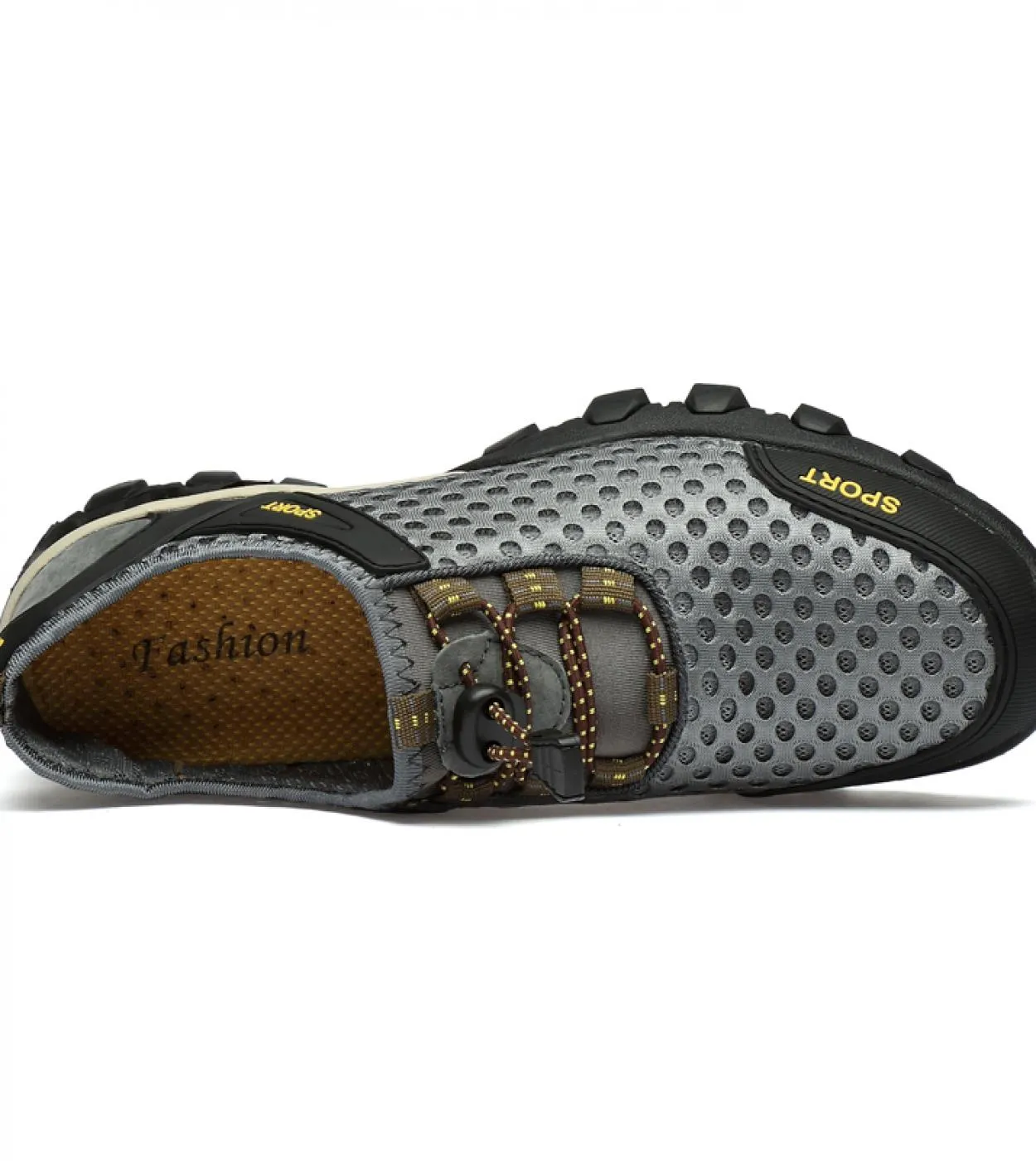 Scarpe da ginnastica casual da uomo estive Scarpe in rete traspirante Scarpe da trekking da esterno antiscivolo da uomo Scarpe d