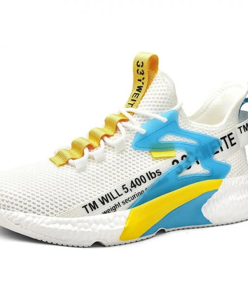Scarpe da ginnastica casual da uomo Scarpe da ginnastica traspirante in rete da esterno Scarpe vulcanizzate da uomo Calzature da