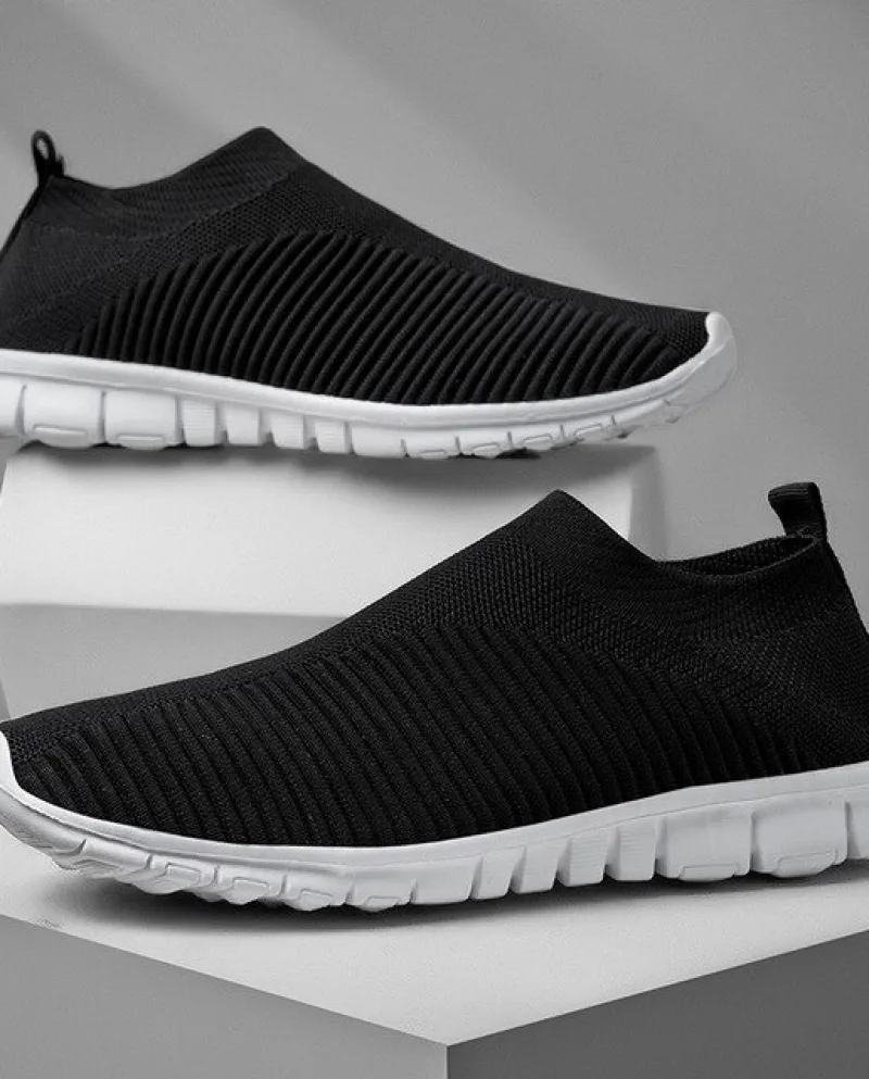Scarpe da ginnastica da uomo in mesh traspirante Scarpe da calzino da donna Scarpe da coppia comode e leggere Vulcanize Mocassin