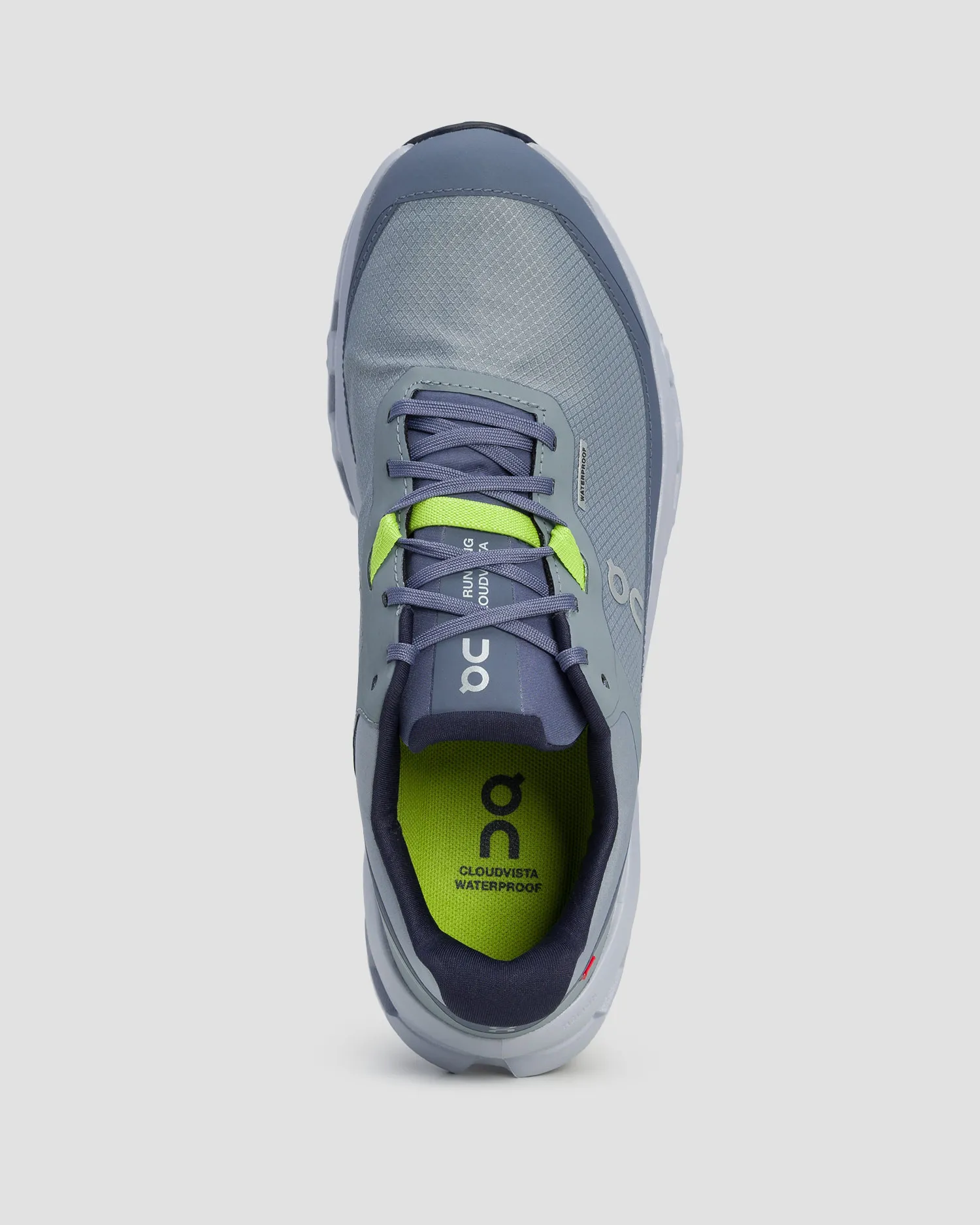 Scarpe da trail da uomo On Running Cloudvista 2 Waterproof 3ME30142856-mist-heather