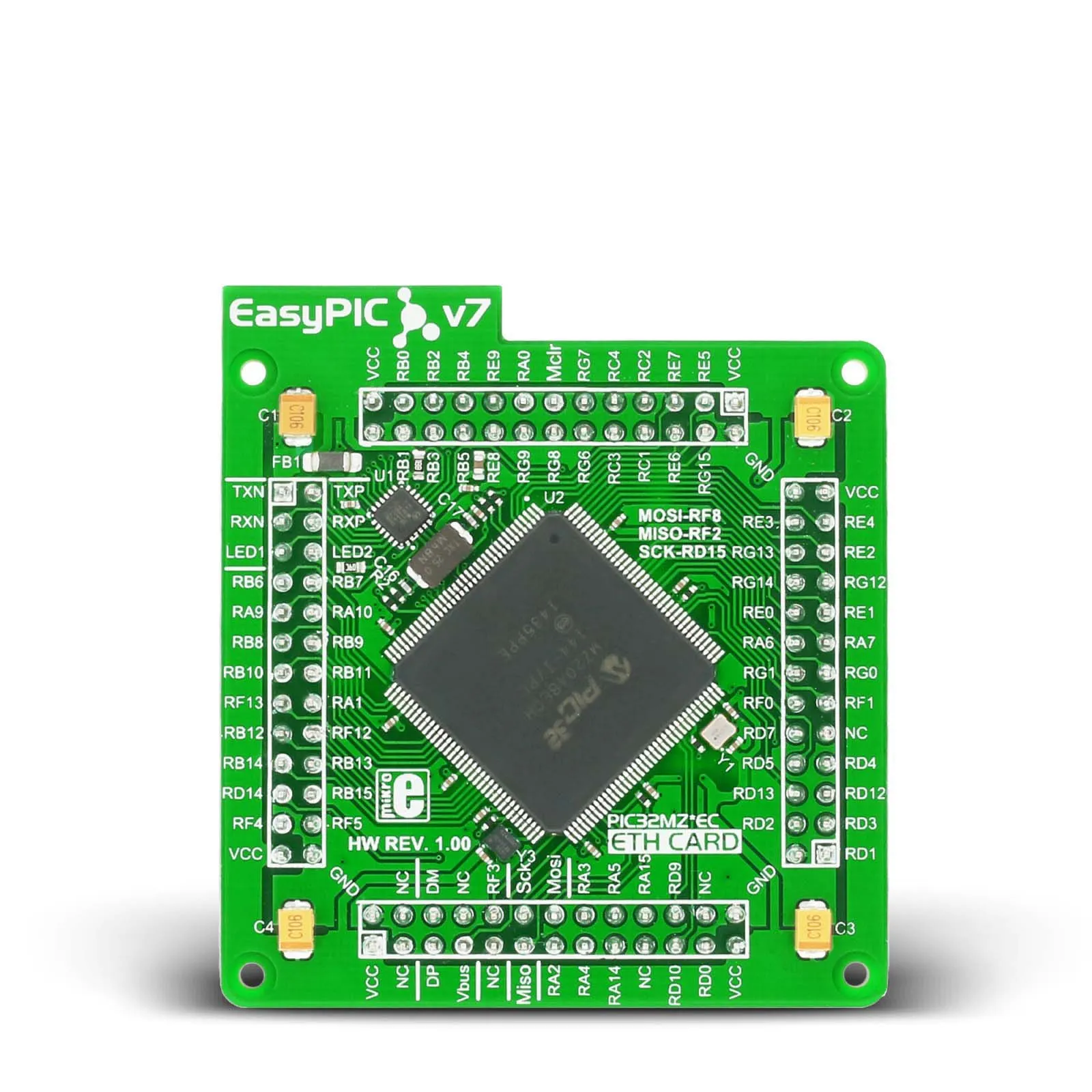 Scheda aggiuntiva EasyPIC Fusion V7 MikroElektronika, CPU PIC32