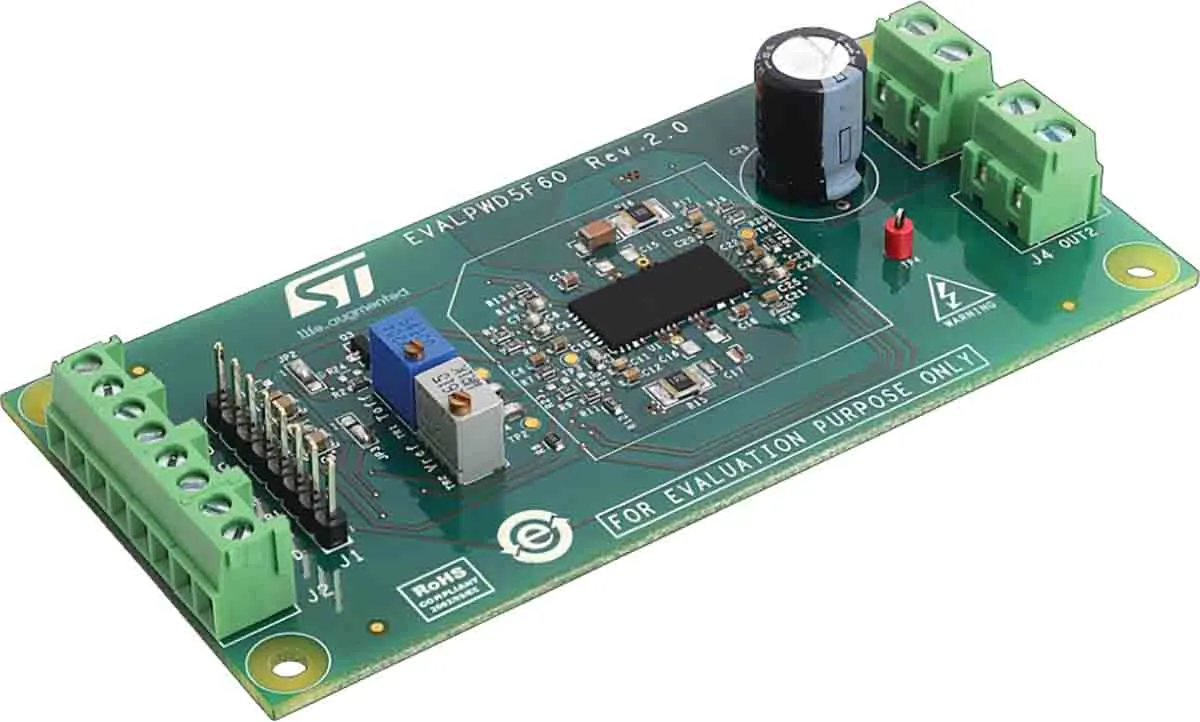Scheda di valutazione per Azionamento Di Un Carico Monofase In Full-Bridge Demonstration Board LPWD5F60