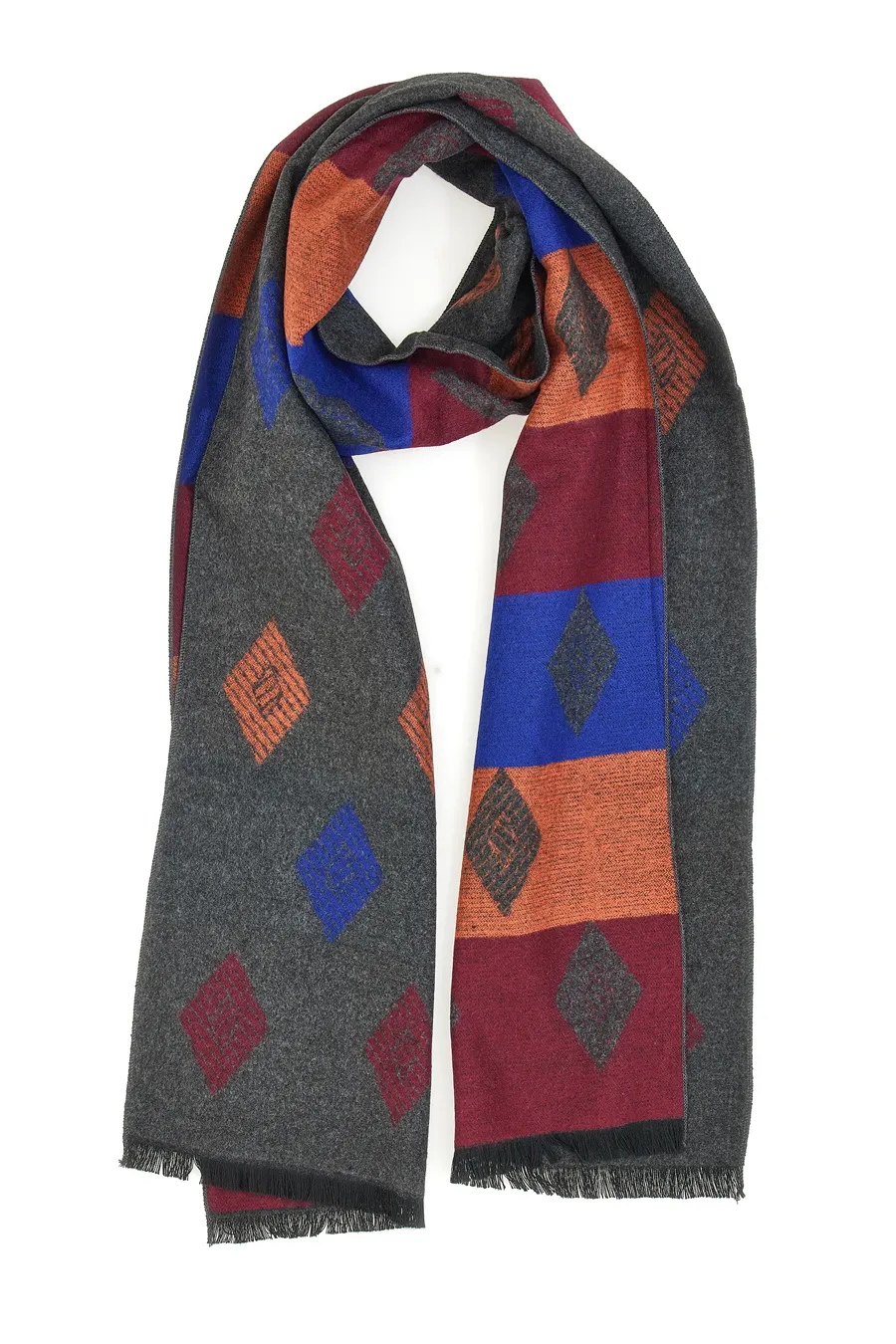 Sciarpa Arancione/Grigia Roncato 46.001.16
