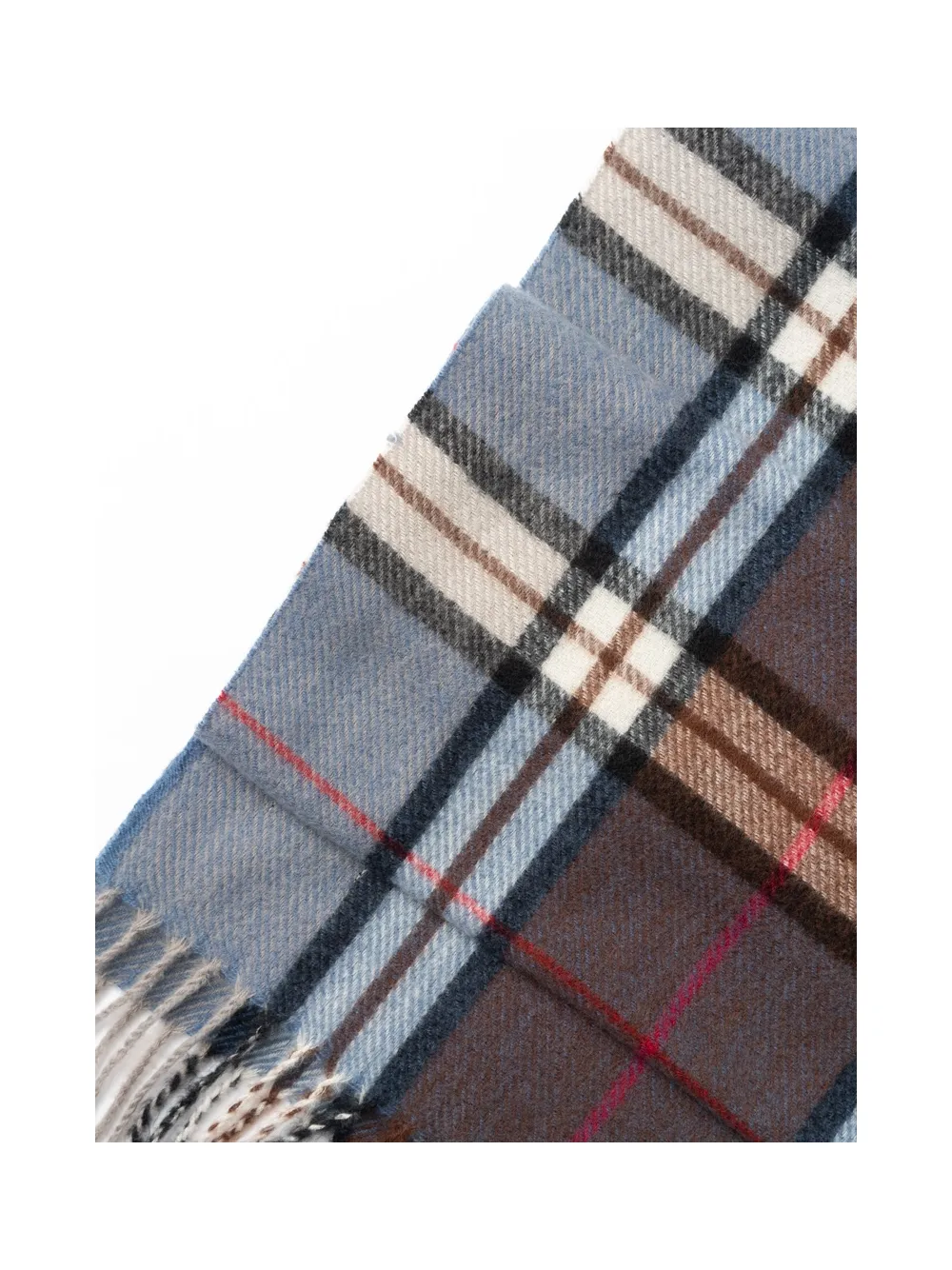 Sciarpa uomo con disegno macro madras