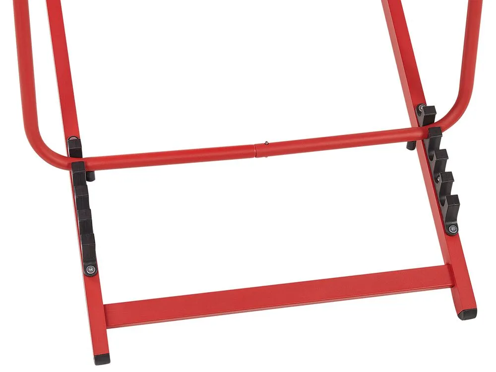 Sedia a sdraio alluminio rosso LOCRI II