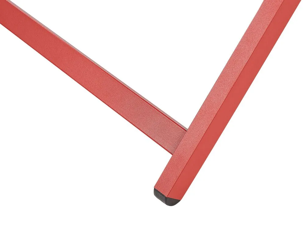 Sedia a sdraio alluminio rosso LOCRI II