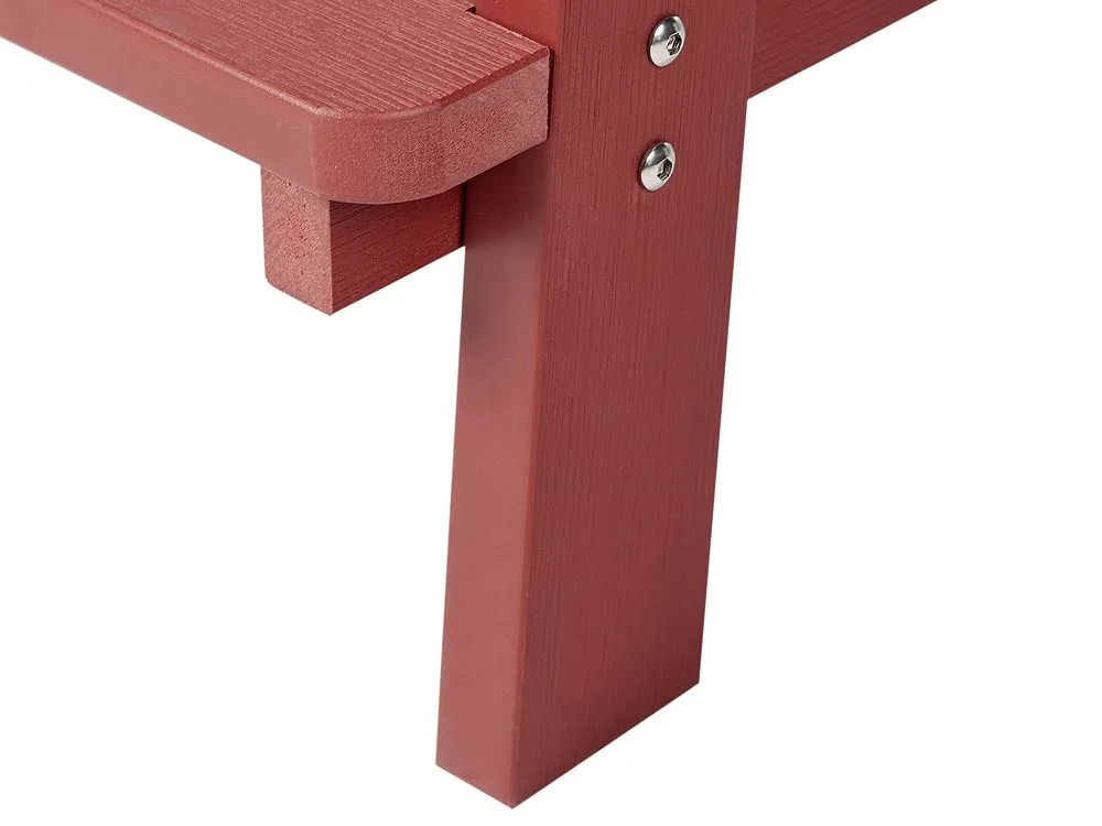 Set bistrot ADIRONDACK Rosso
