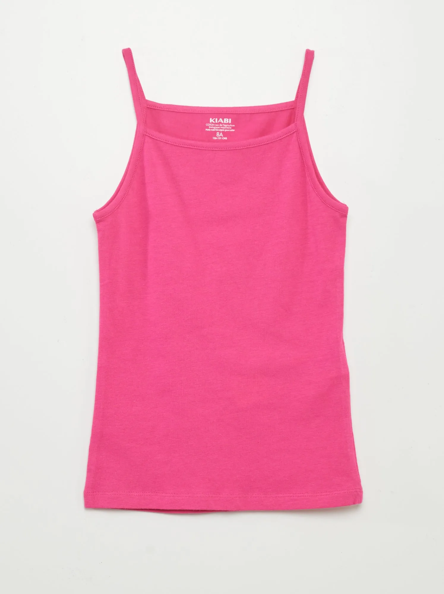 Set di 2 canotte tinta unita - ROSA