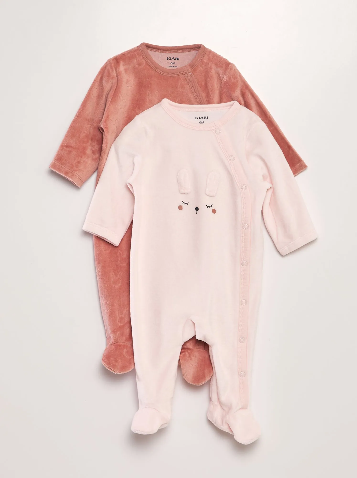 Set di 2 pigiami tutina - ROSA