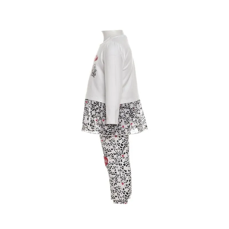SET LS T-SHIRT+LEGGINGS DA BAMBINA GUESS