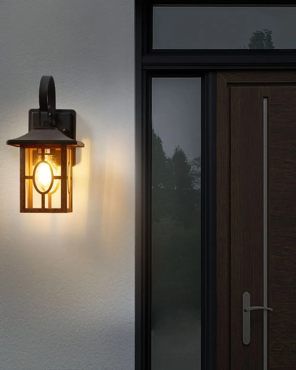 SHAGGIE Outdoor Wall Light Brown