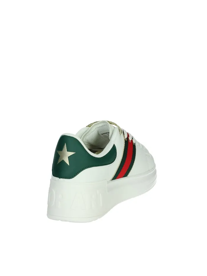SHOP ART  SNEAKERS BASSA SAS240710 BIANCO/VERDE