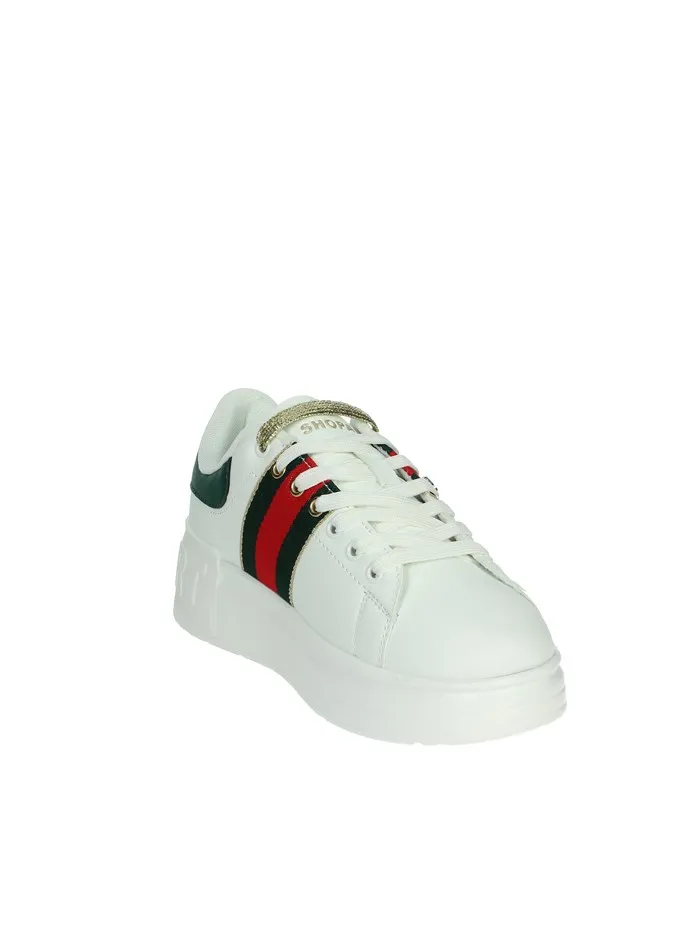 SHOP ART  SNEAKERS BASSA SAS240710 BIANCO/VERDE
