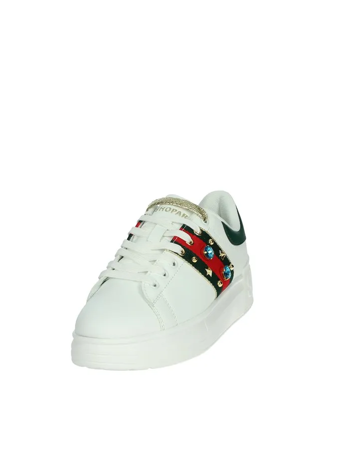 SHOP ART  SNEAKERS BASSA SAS240710 BIANCO/VERDE