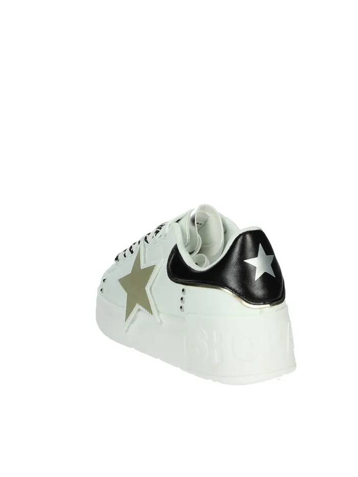 SHOP ART  SNEAKERS BASSA SASS240715 BIANCO/ORO