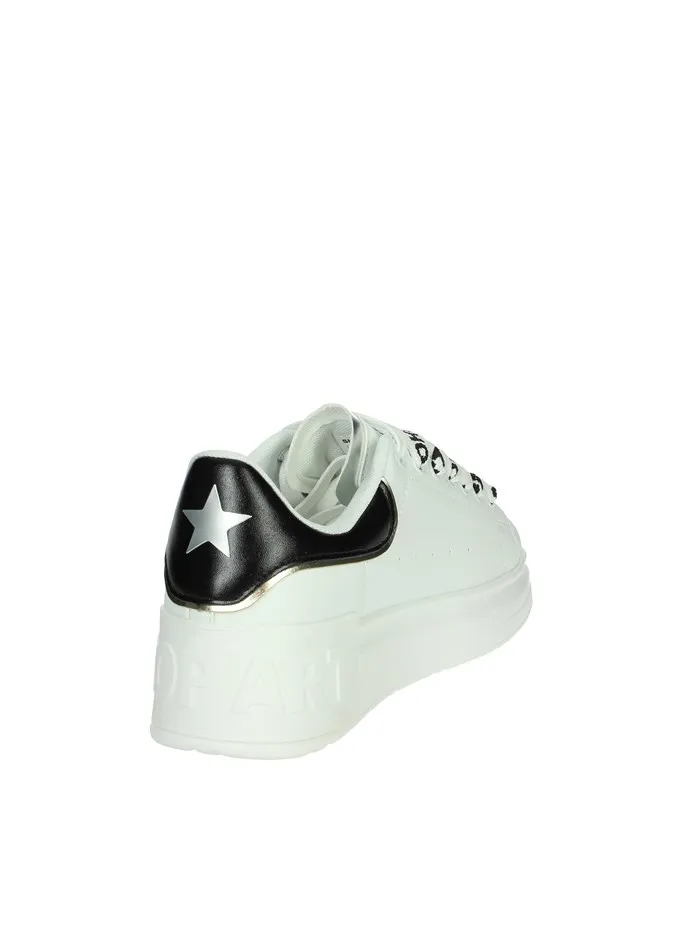 SHOP ART  SNEAKERS BASSA SASS240715 BIANCO/ORO