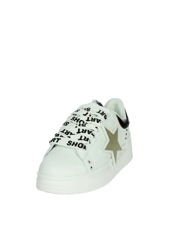 SHOP ART  SNEAKERS BASSA SASS240715 BIANCO/ORO