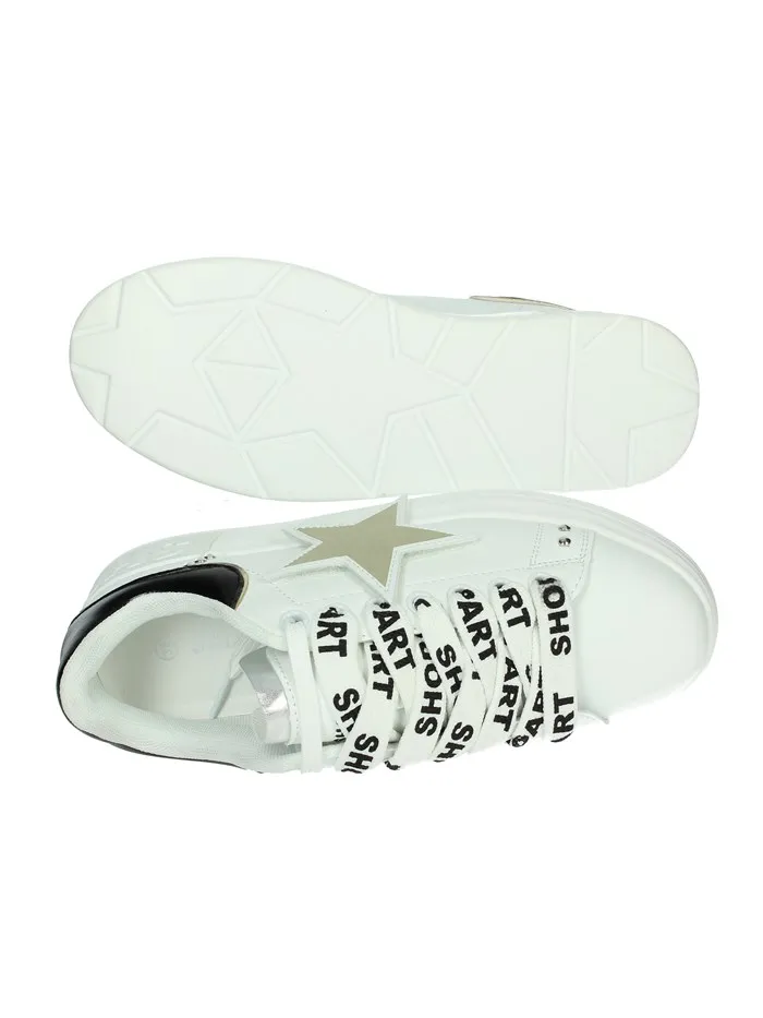 SHOP ART  SNEAKERS BASSA SASS240715 BIANCO/ORO