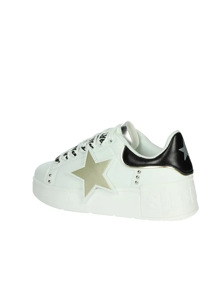 SHOP ART  SNEAKERS BASSA SASS240715 BIANCO/ORO