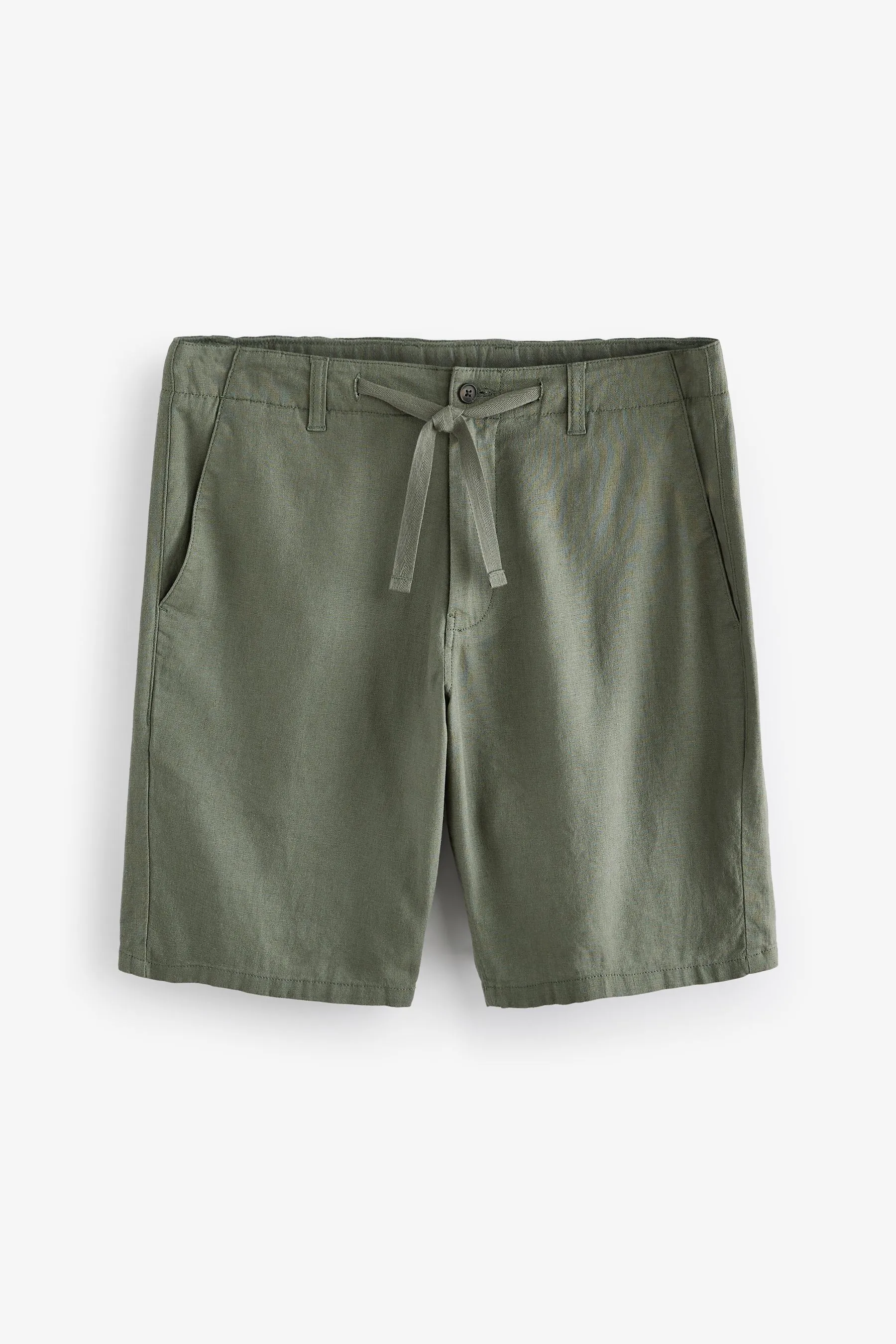 Shorts in viscosa e lino