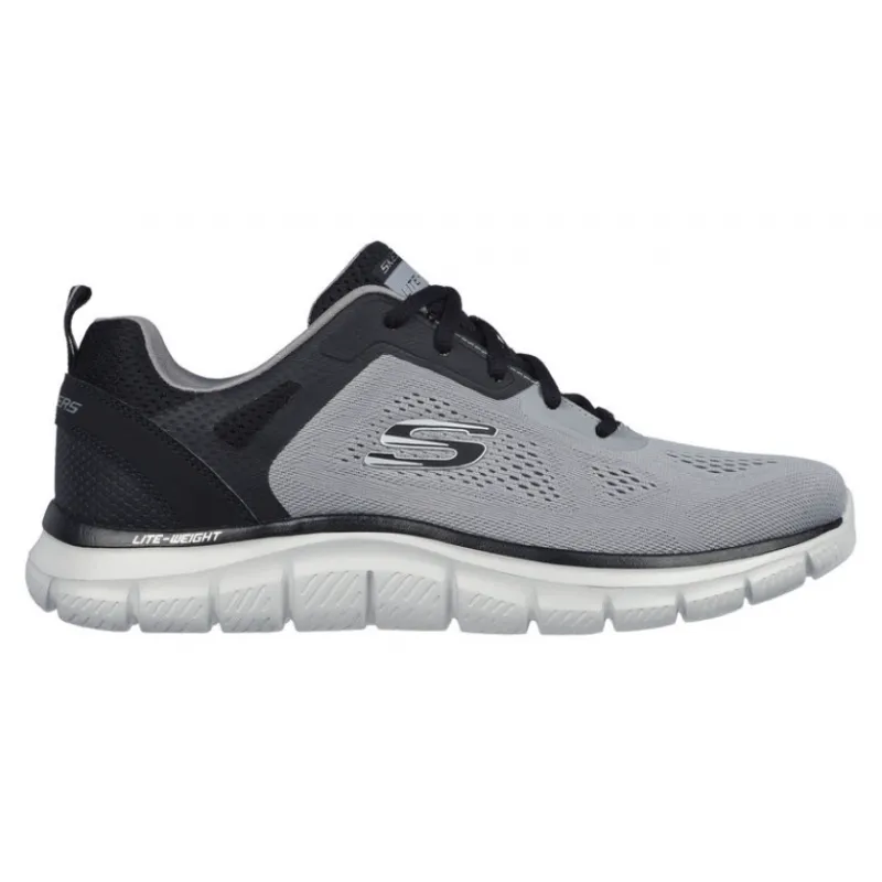 Skechers Track-Broader Gray/Black Uomo