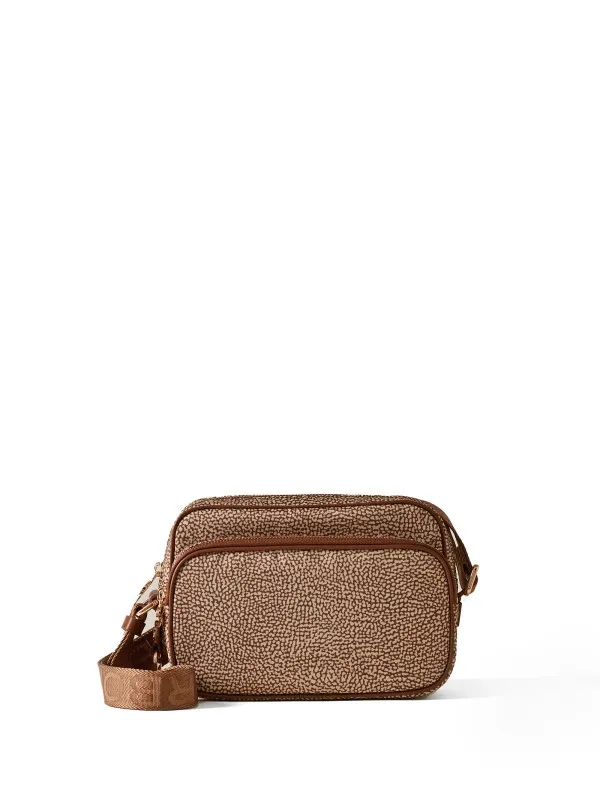 Small shoulder bag in Op fabric
