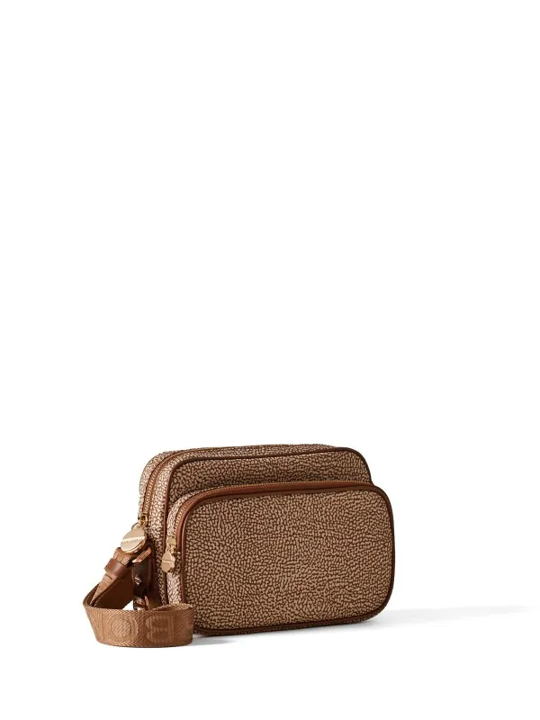 Small shoulder bag in Op fabric