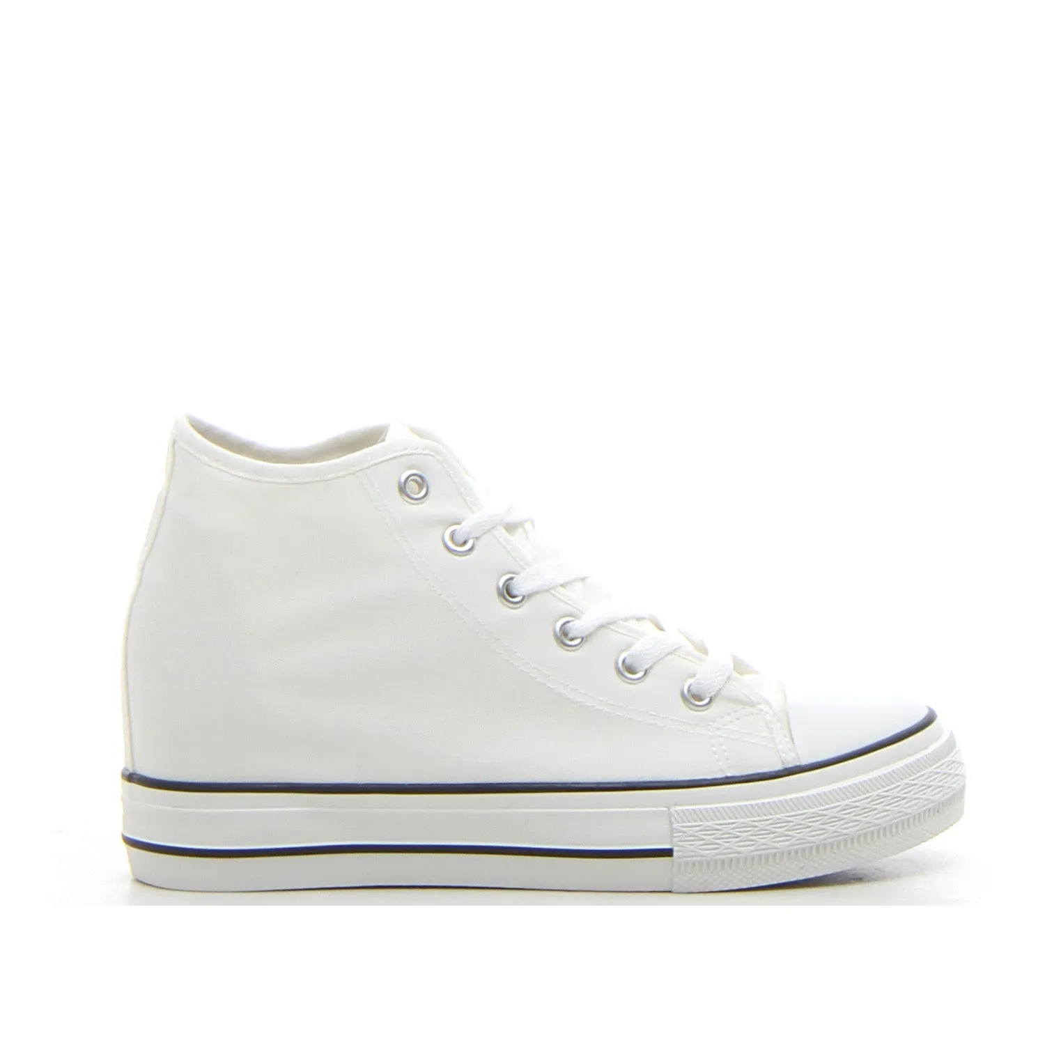 Sneaker con zeppa interna
