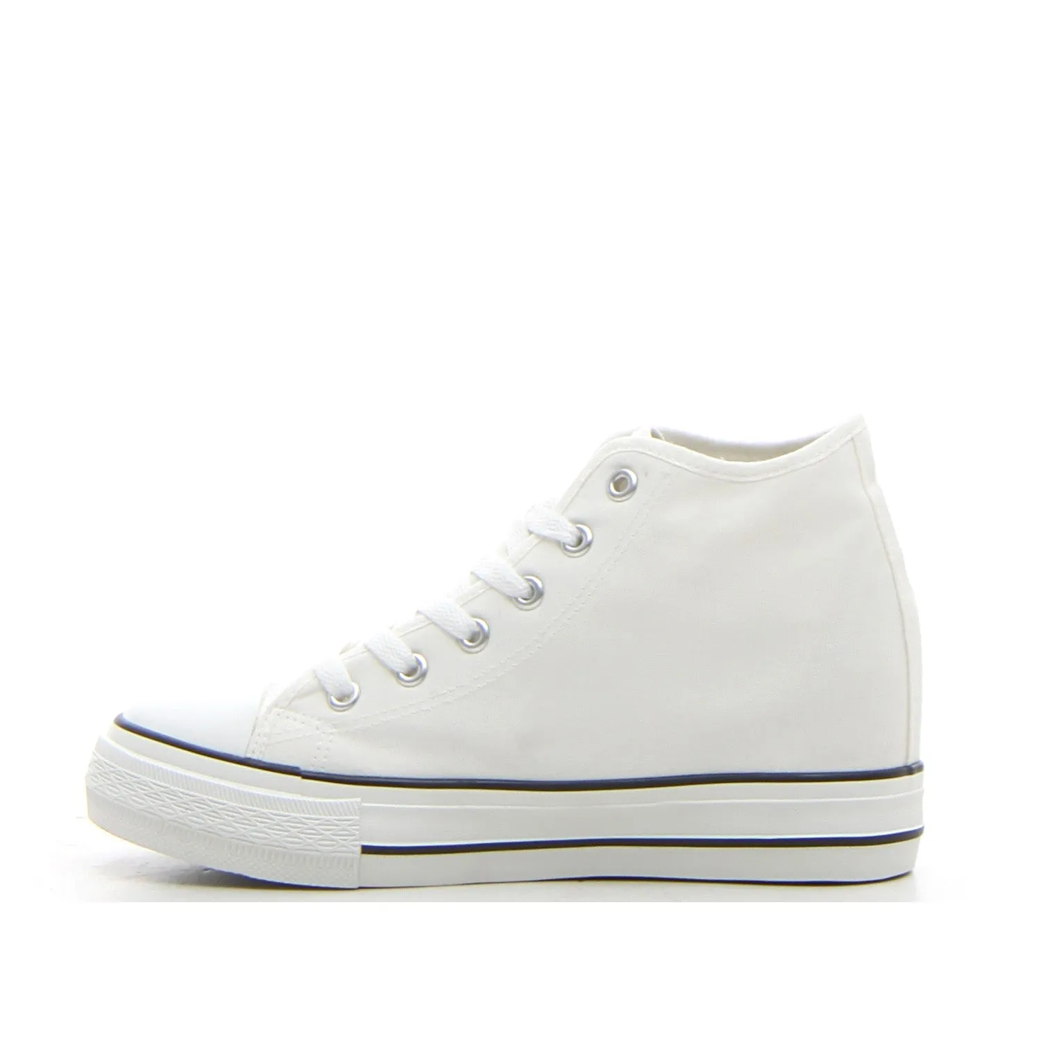 Sneaker con zeppa interna