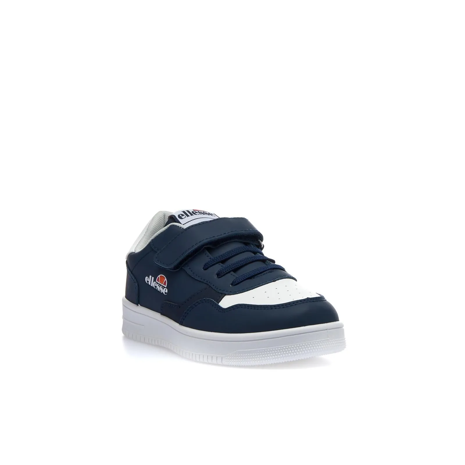 Sneakers basket da bambino blu con strappo e lacci