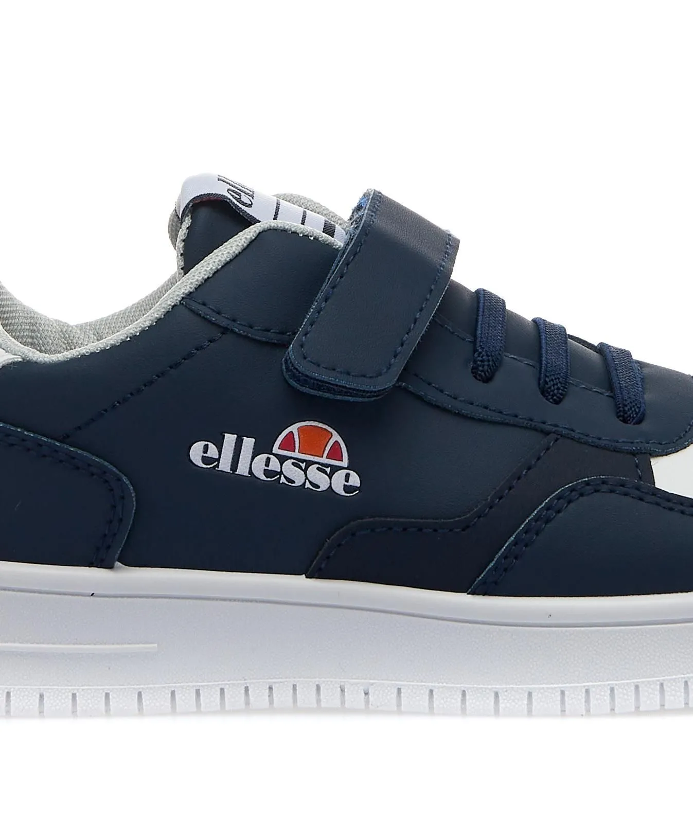 Sneakers basket da bambino blu con strappo e lacci