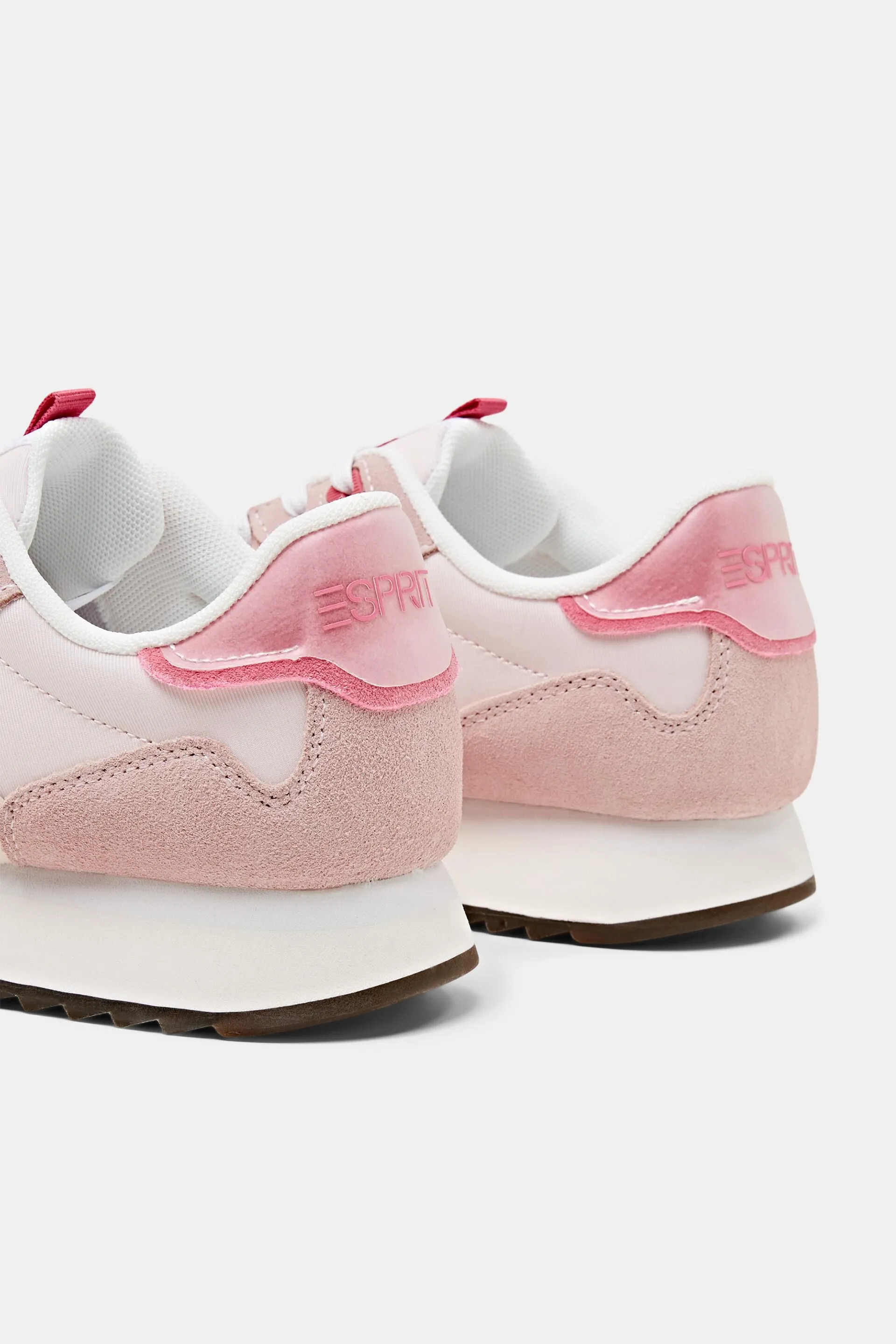 Sneakers in pelle con plateau