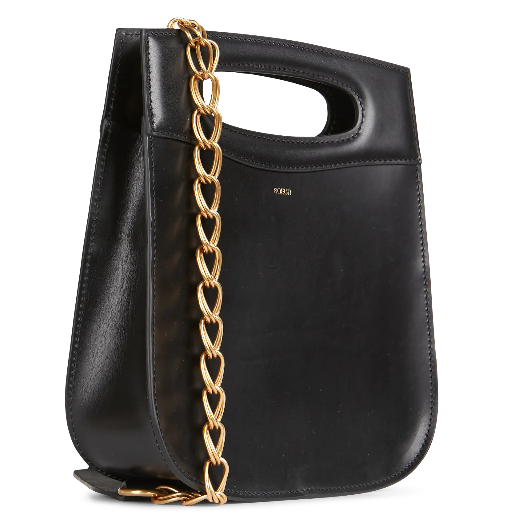  SOEUR   CHERI - Borsa a tracolla in pelle di vacchetta | Nero