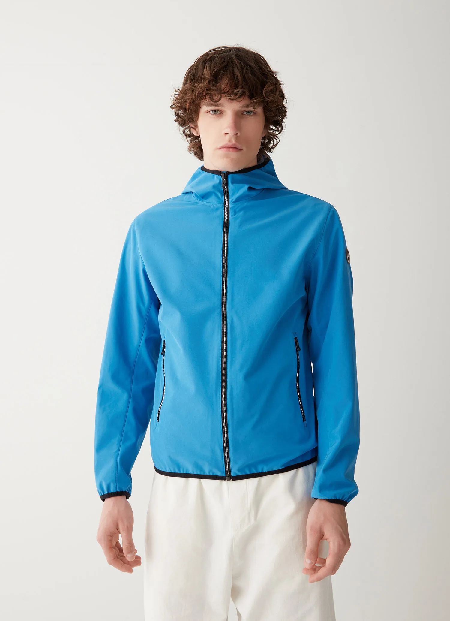 Softshell hooded jacket