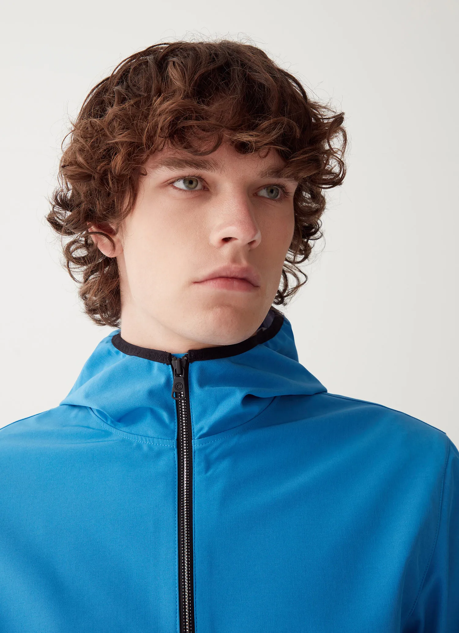Softshell hooded jacket