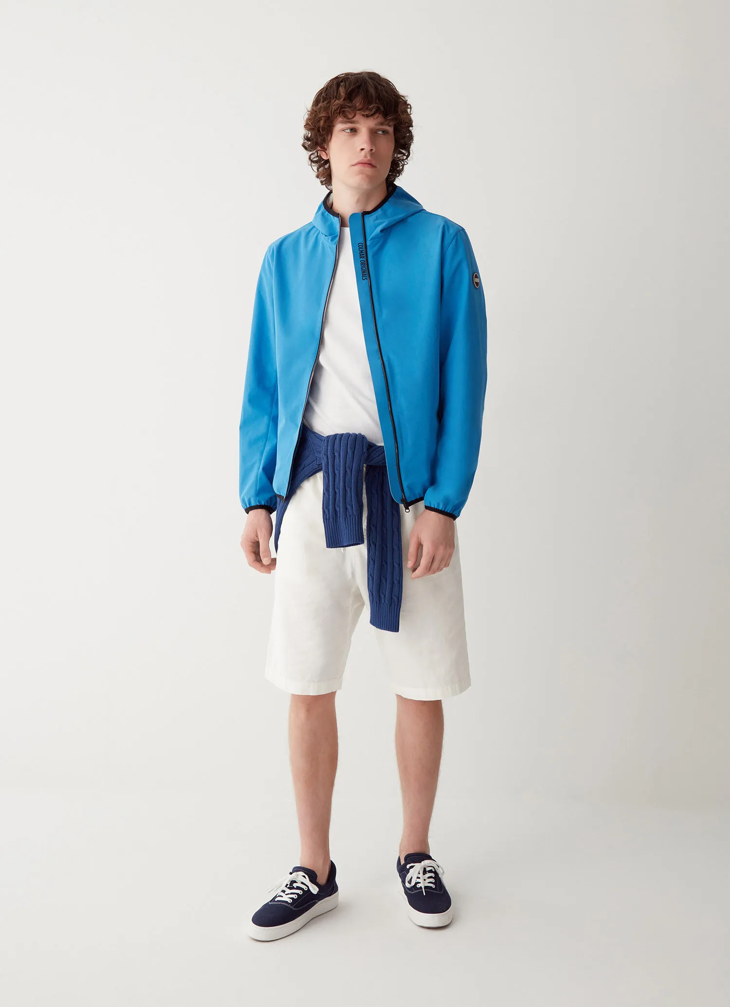 Softshell hooded jacket