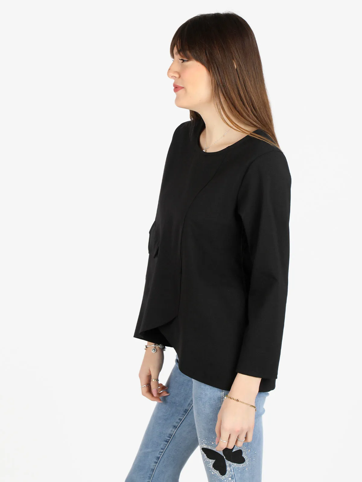 Solada T-shirt femme oversize avec poche