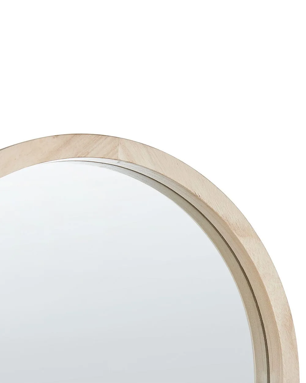 Specchio da parete con ripiano CHAMBERY 170 cm Legno Marrone chiaro