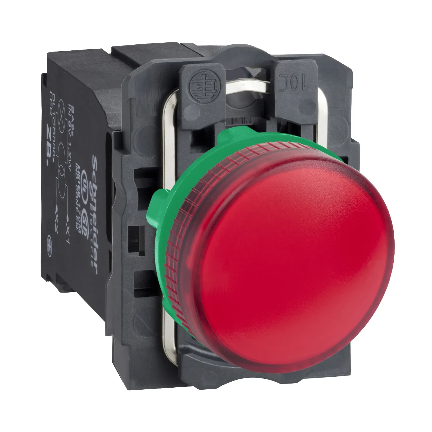Spia XB5AV44, Incandescente, foro 22mm, Montaggio a filo, , IP66, IP67, IP69(IP69K) Harmony XB5