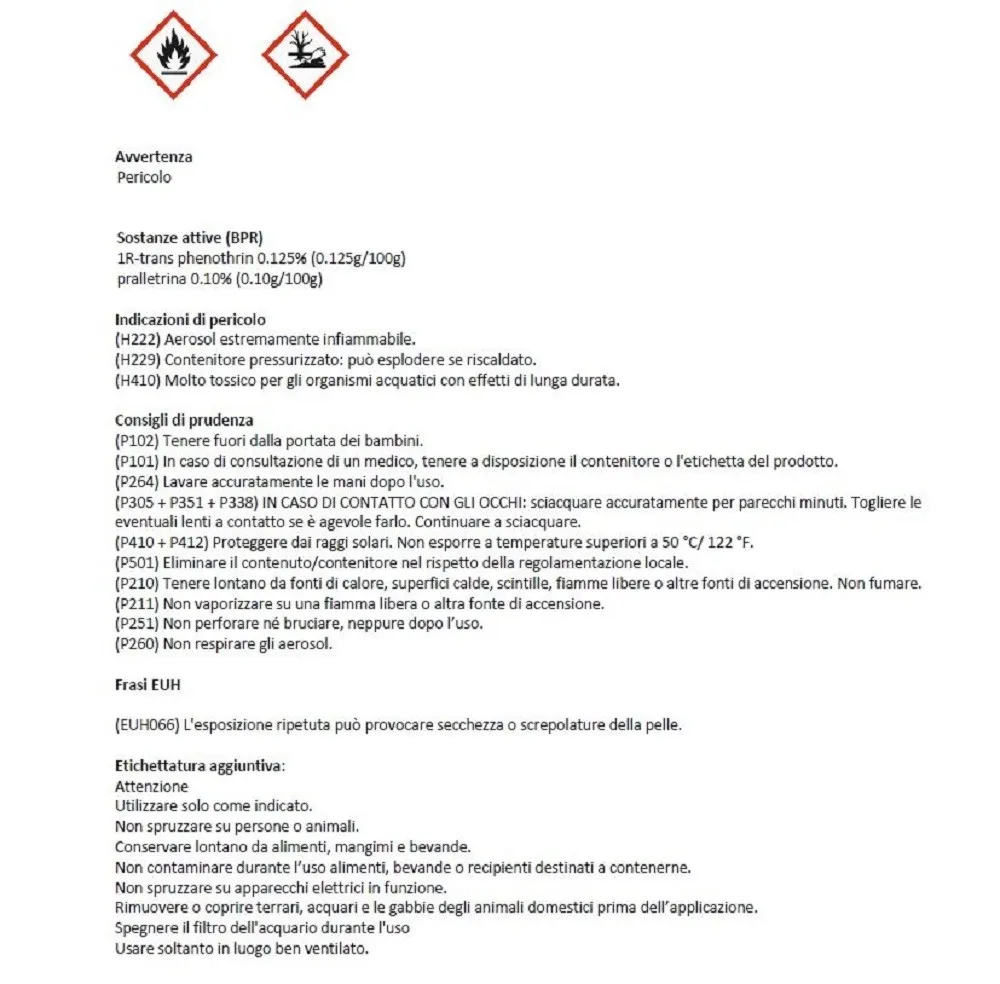 Spray mosche e zanzare Raid 400 ml blu