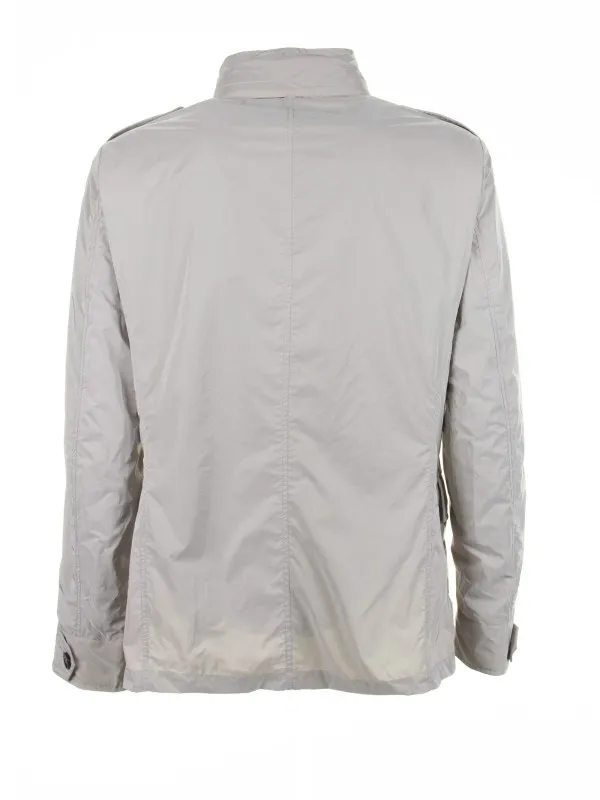 Spring jacket with pockets and buttons