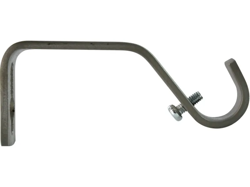Supporto bastone tenda Habito a 1 via acciaio Ø 1,6 x 7 cm